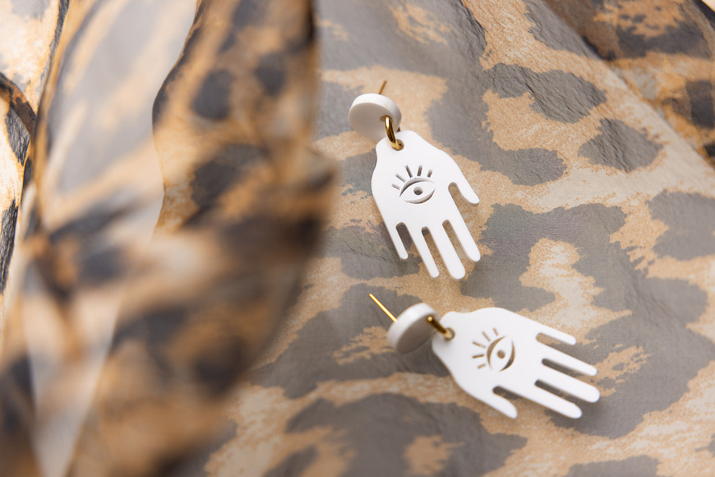 Yasmine Hamsa Earrings