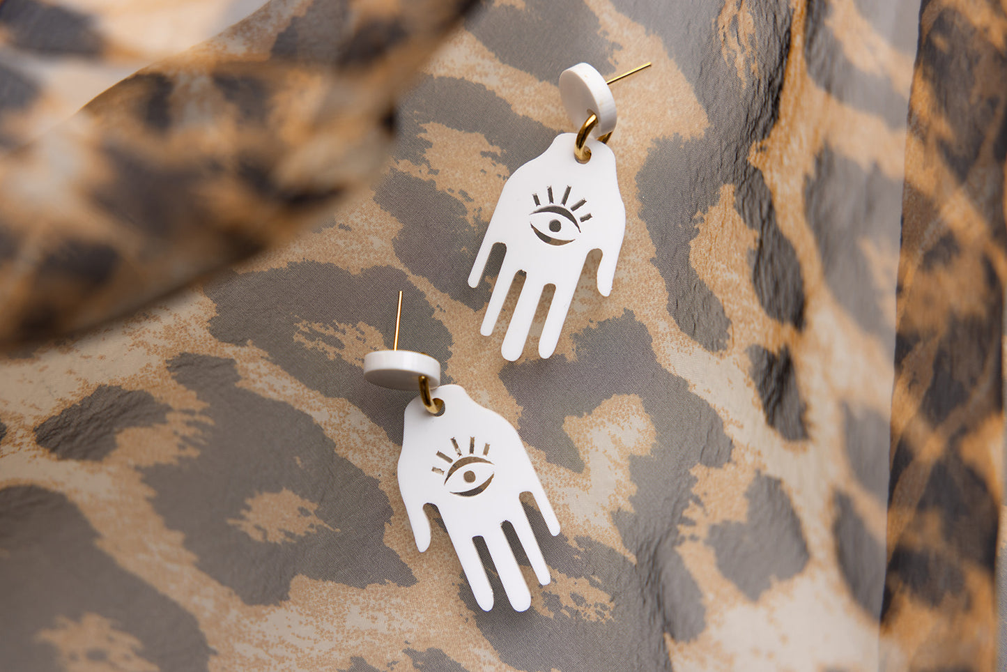 Yasmine Hamsa Earrings
