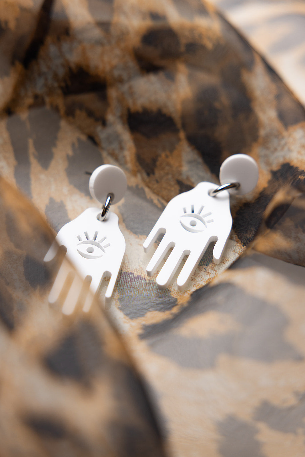 Yasmine Hamsa Earrings
