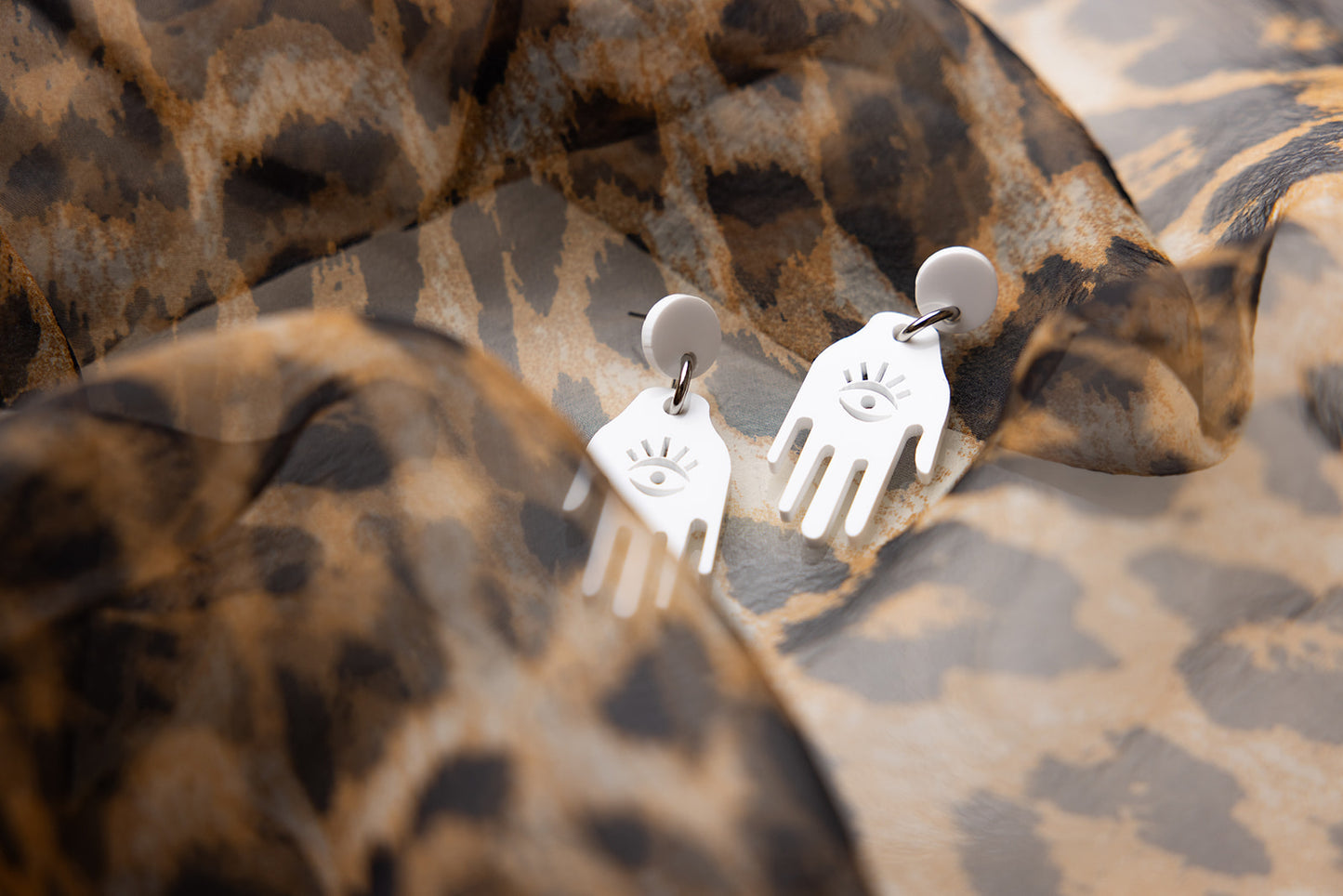 Yasmine Hamsa Earrings