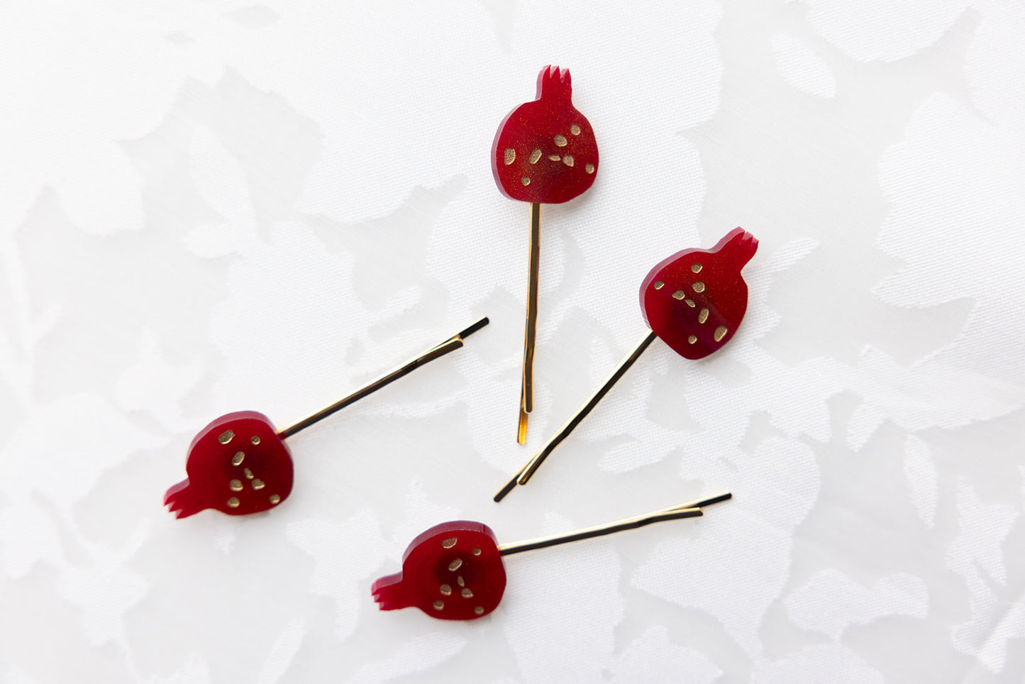 Pomegranate Hair Pins (Set of 2)