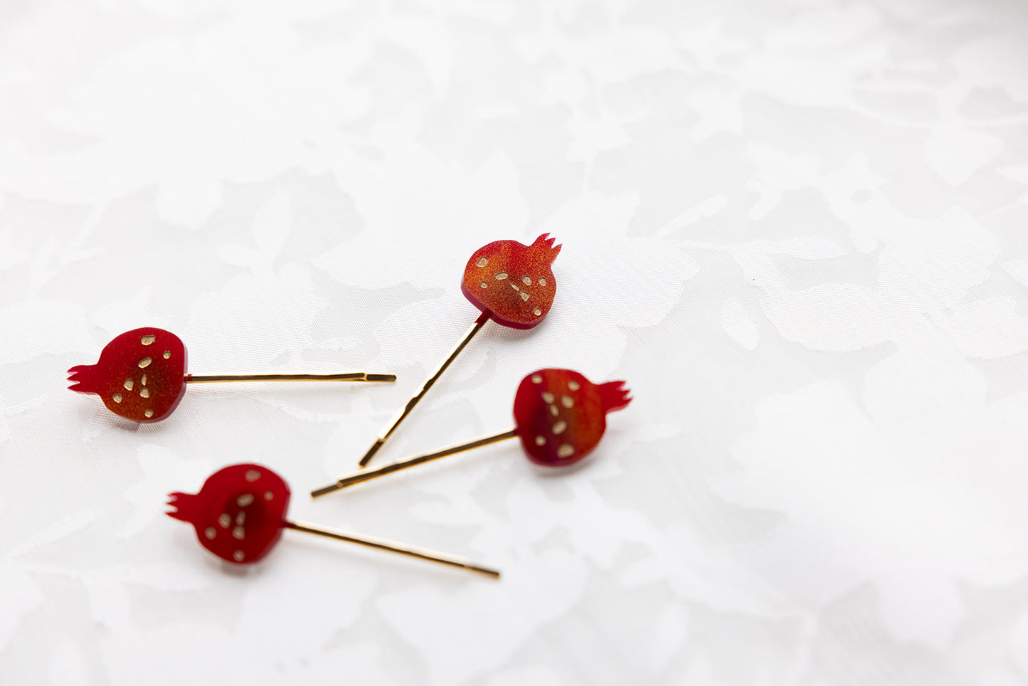 Pomegranate Hair Pins (Set of 2)