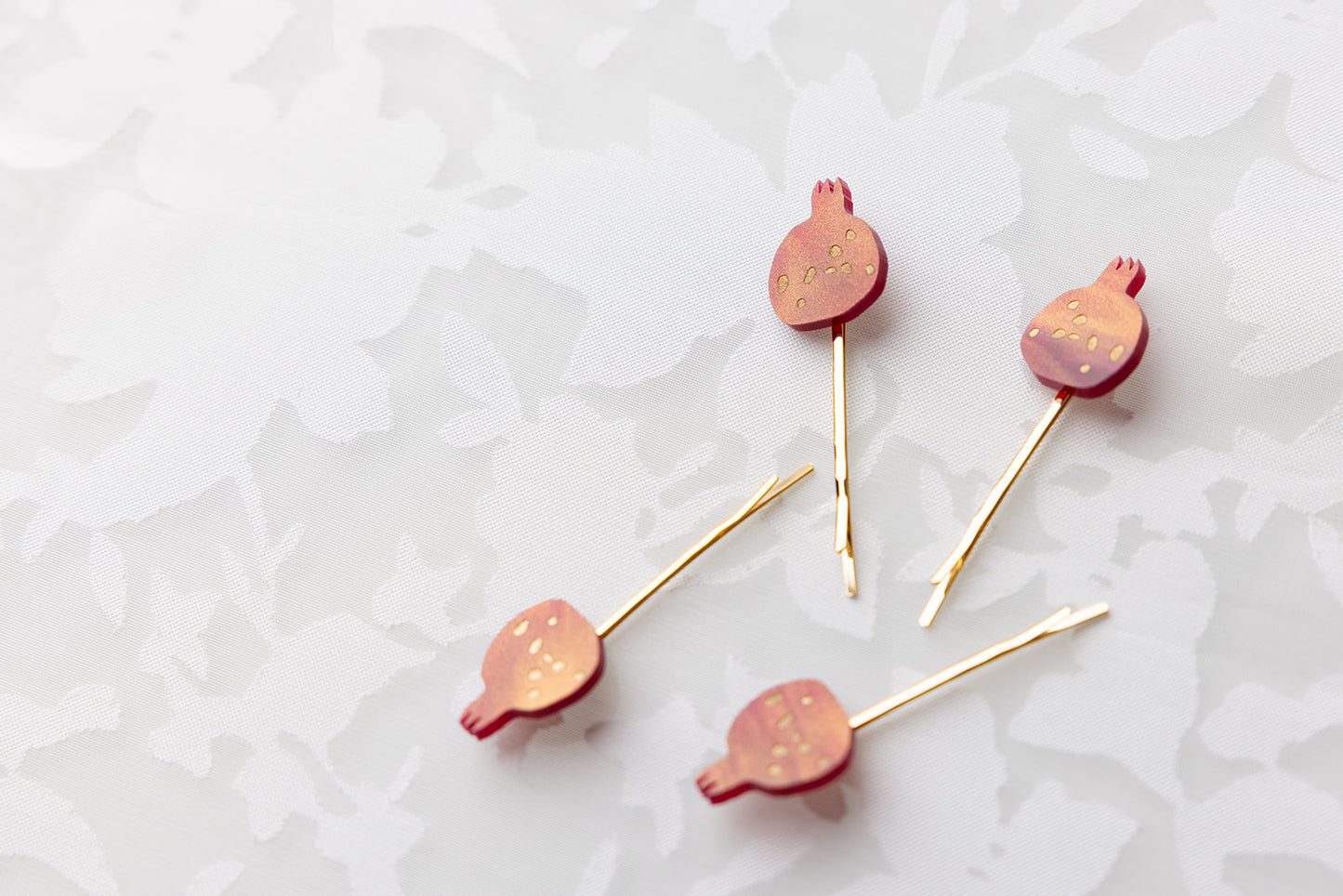 Pomegranate Hair Pins (Set of 2)