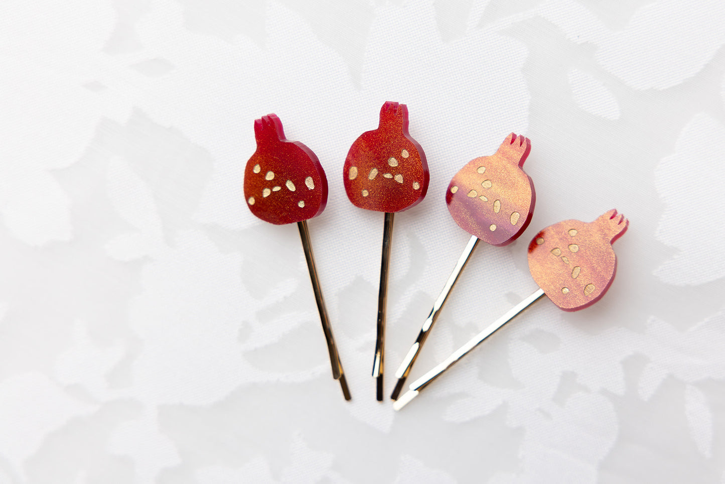 Pomegranate Hair Pins (Set of 2)