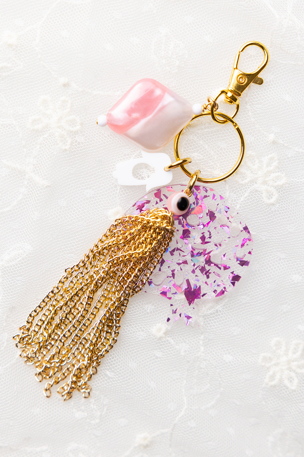 Leora Bag Charm & Key Chain