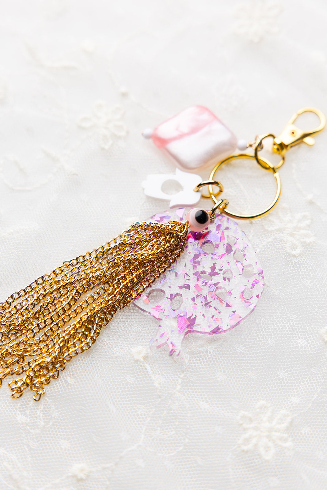 Leora Bag Charm & Key Chain