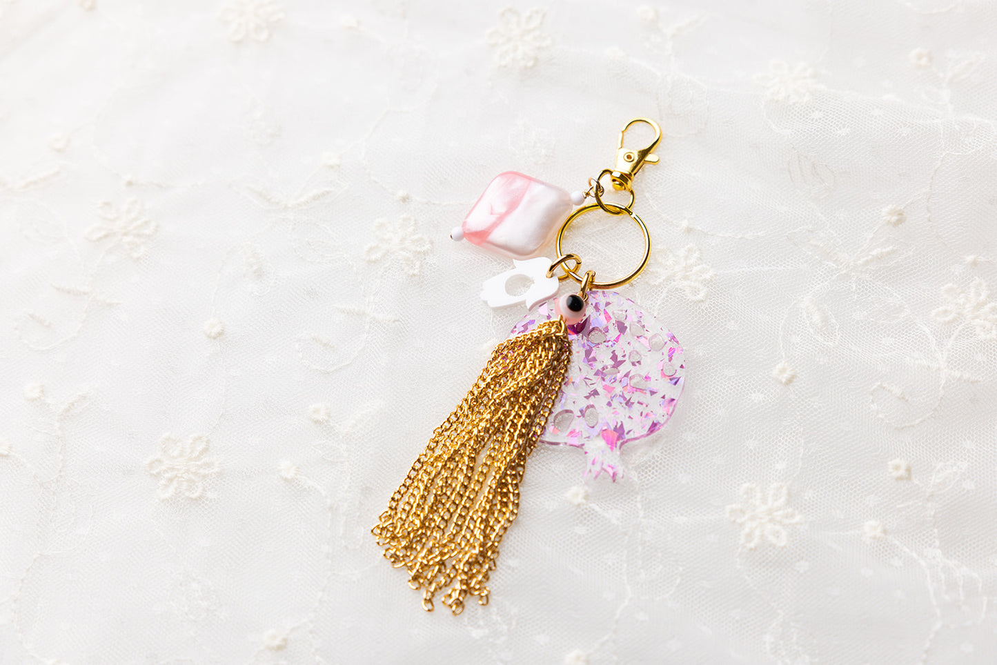 Leora Bag Charm & Key Chain