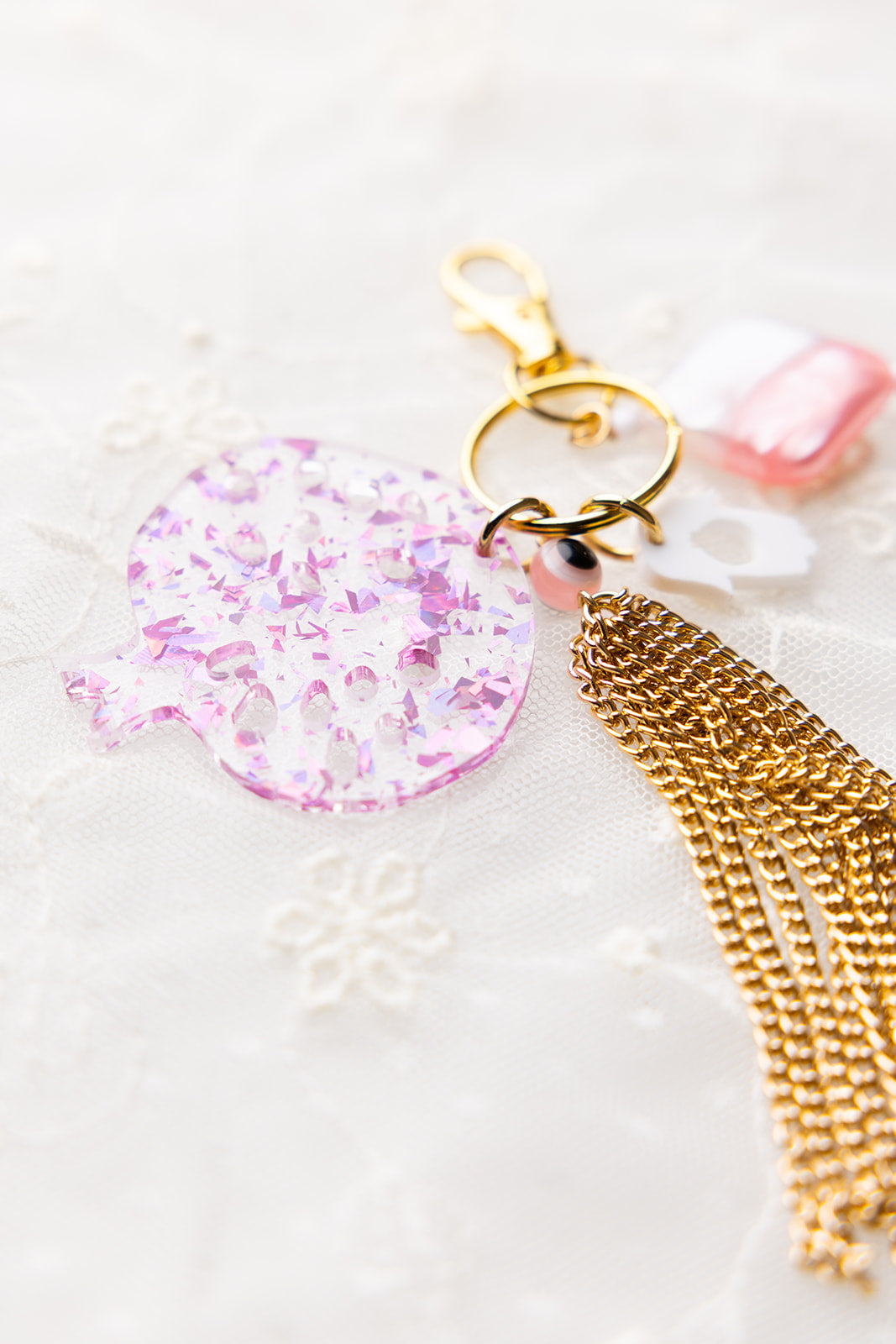 Leora Bag Charm & Key Chain