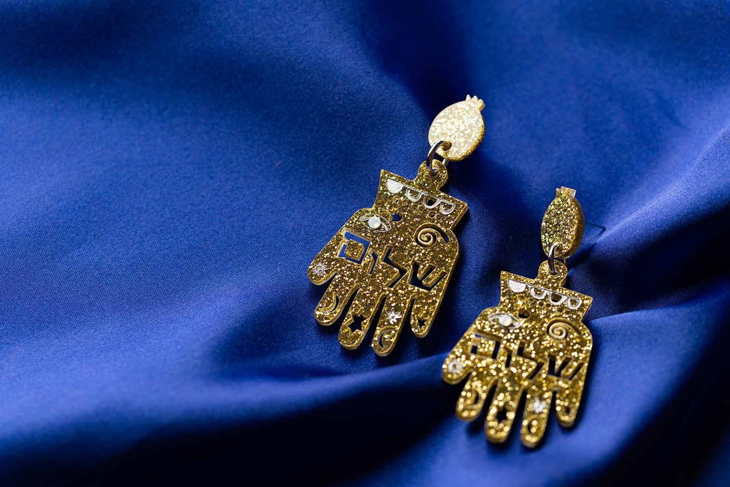 Shalom Hamsa Earrings