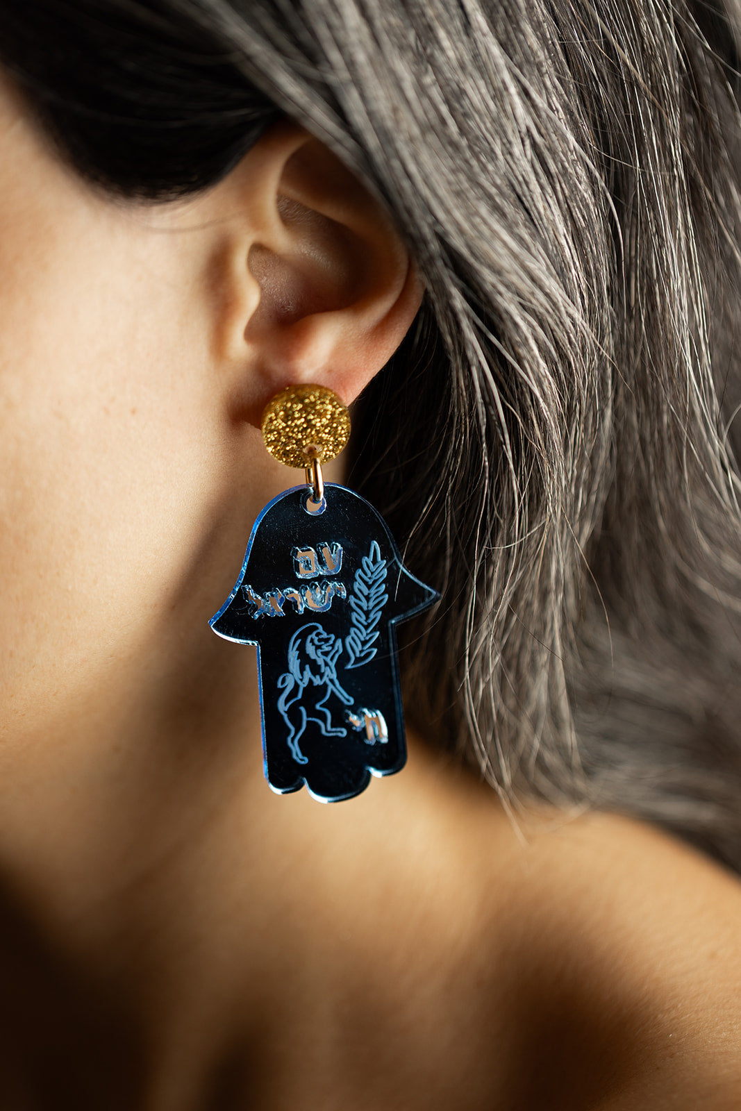 Hadasah Hamsa Earrings