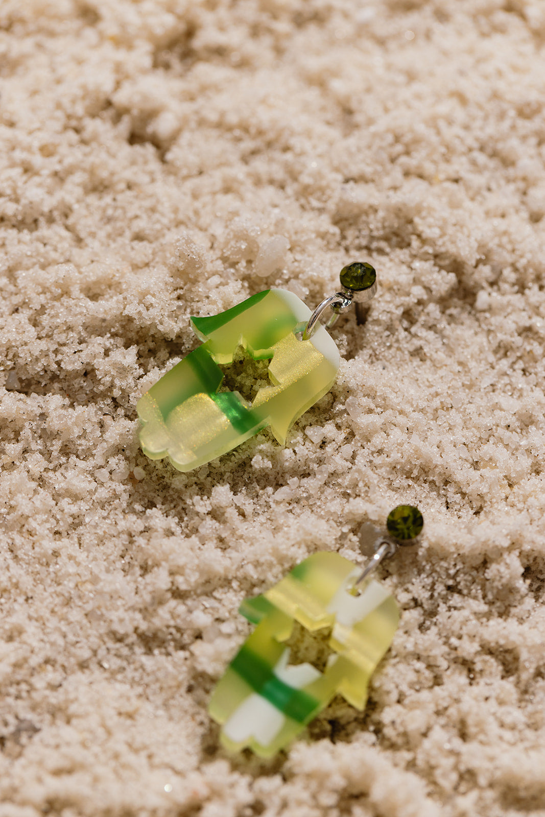 Hamsa Mini Dangles - Limonana