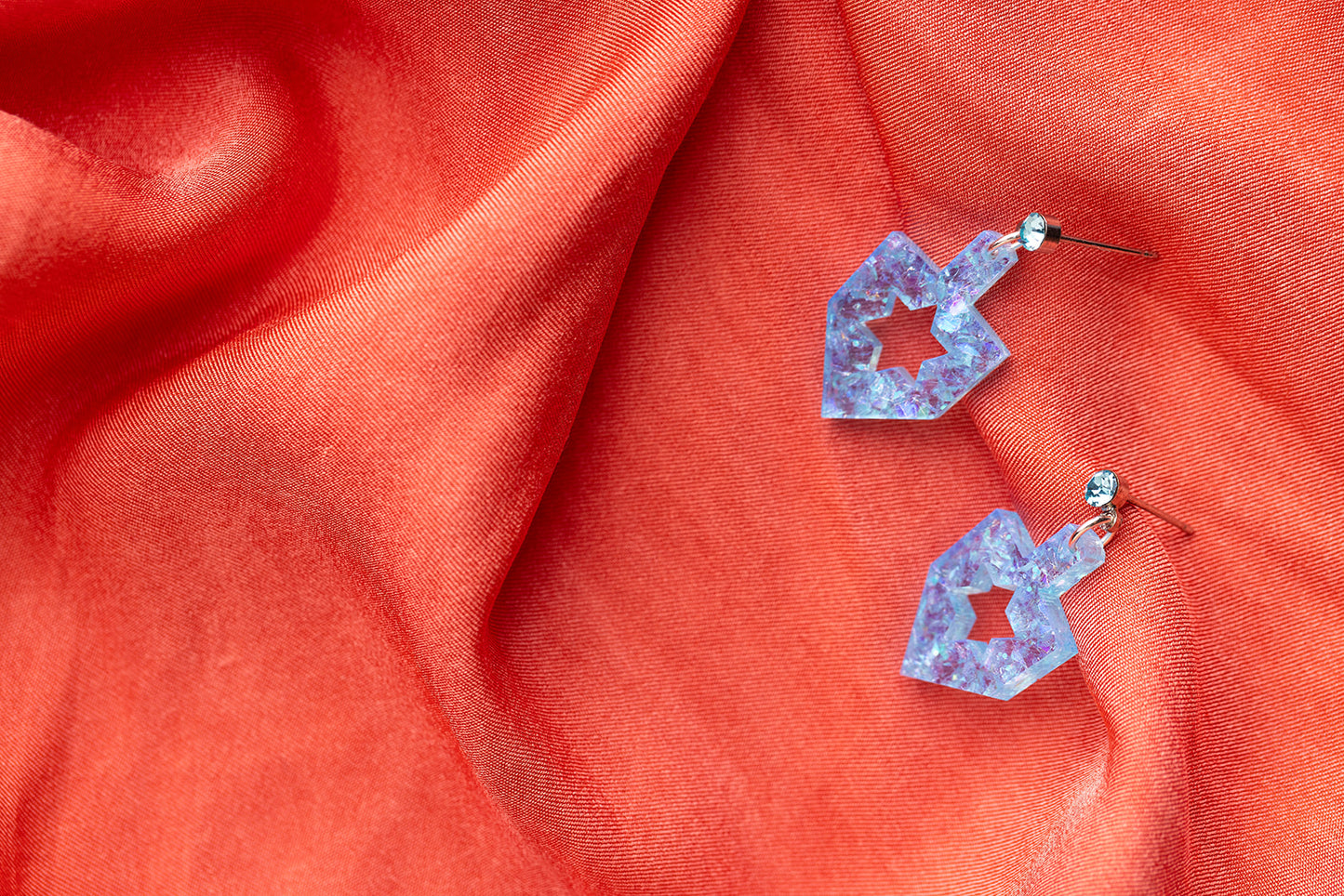 Driedel Mini Dangles Opal Blue Glitter