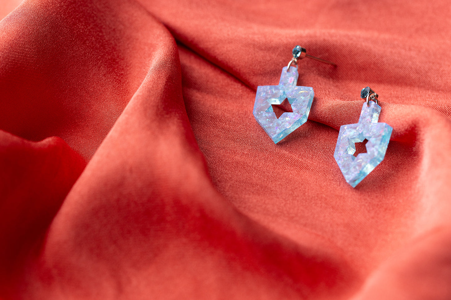 Driedel Mini Dangles Opal Blue Glitter