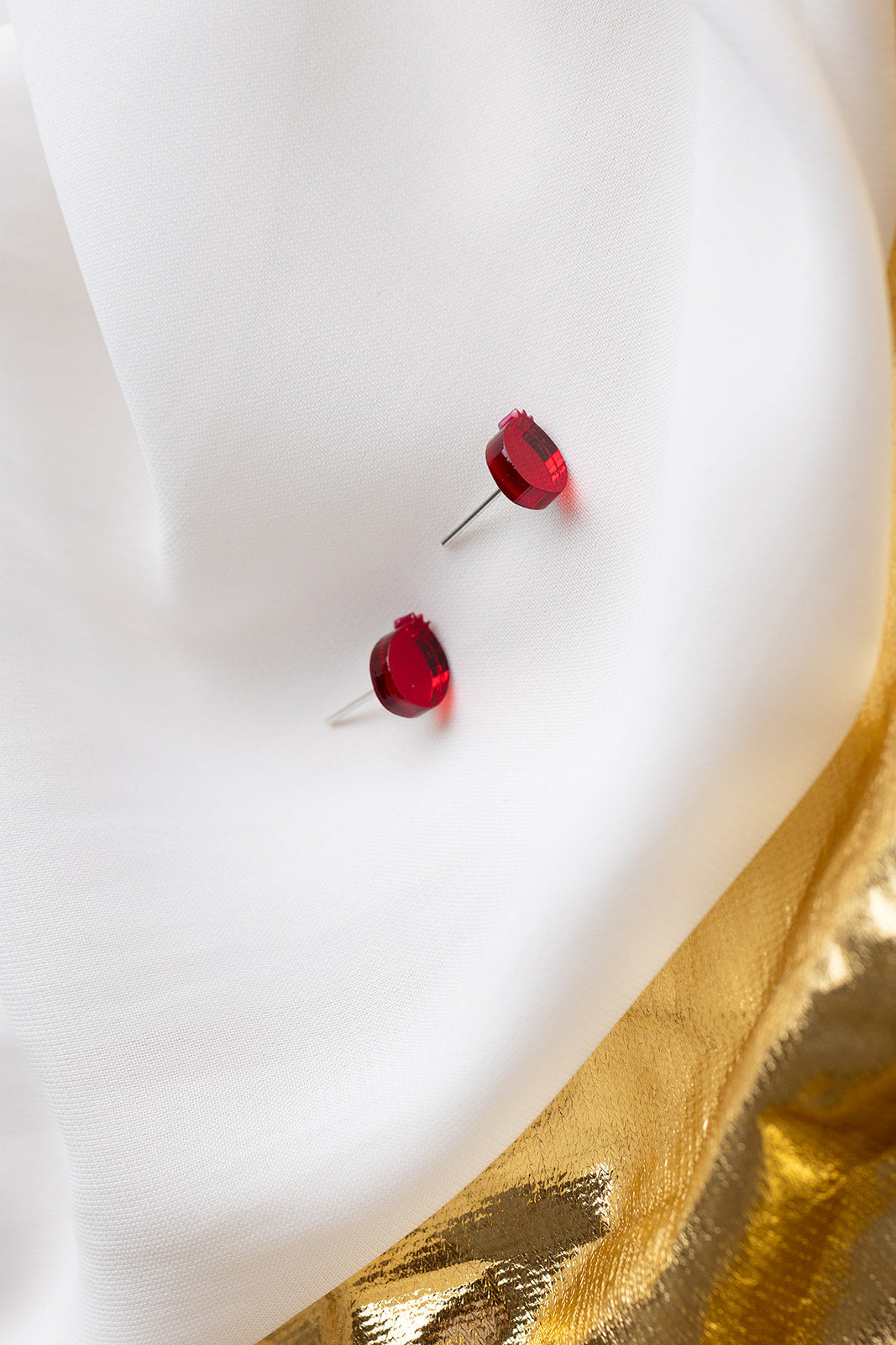 Extra Petite Pomegranate Stud Earrings