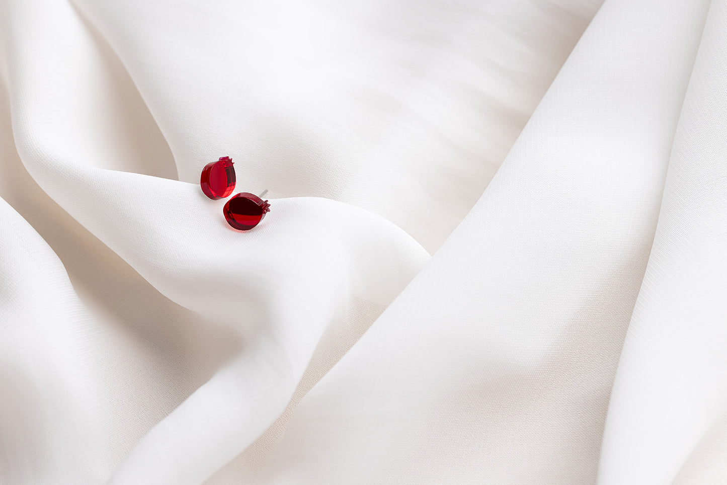 Extra Petite Pomegranate Stud Earrings