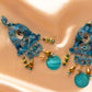Tehilah Earrings - Blue Tortoise
