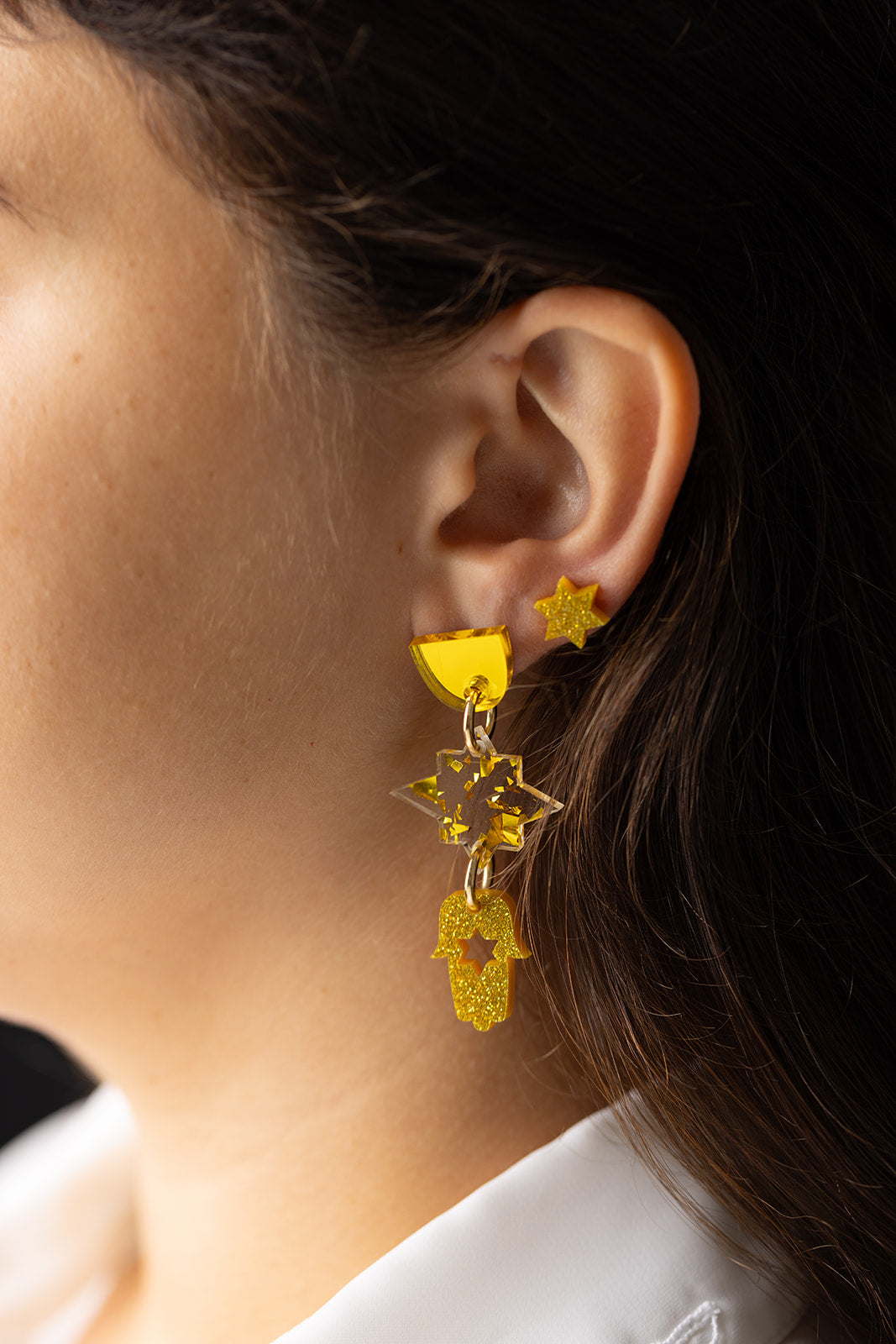 Goldie Hamsa Earrings