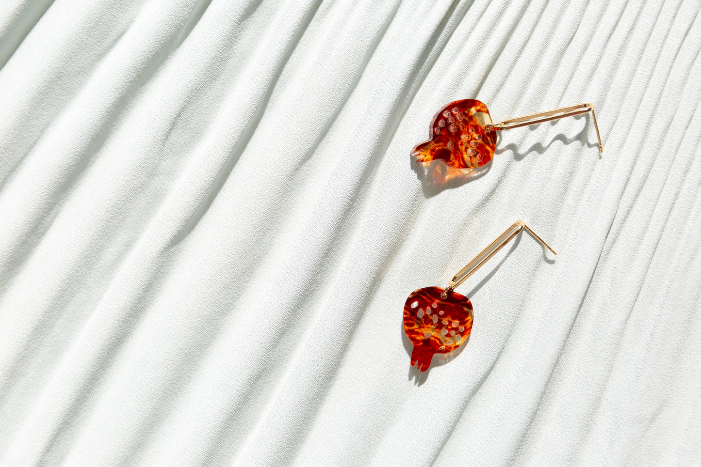 Reni Pomegranate Link Earrings