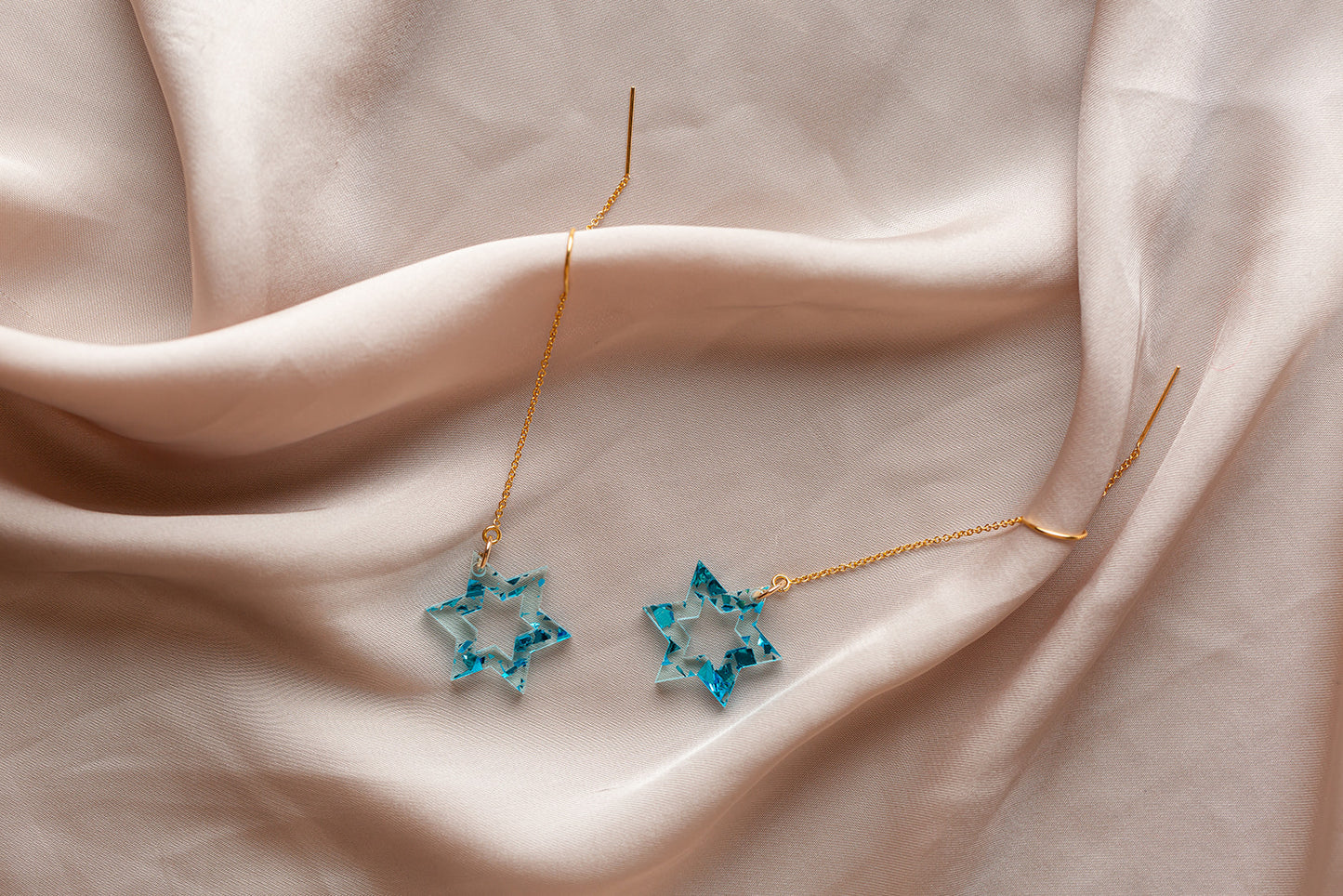 Magen Threaders in Blue Fleck