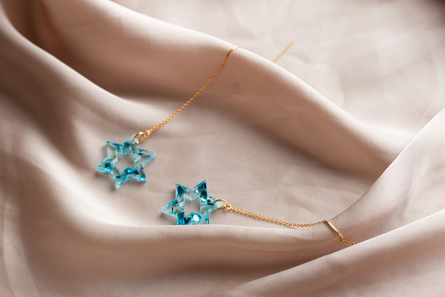 Magen Threaders in Blue Fleck