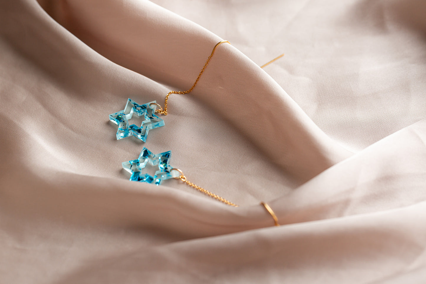Magen Threaders in Blue Fleck