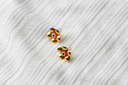 Anemones Floral Stud Earrings - 100% goes to California Wildfire Relief