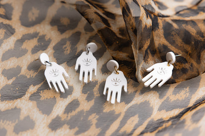 Yasmine Hamsa Earrings