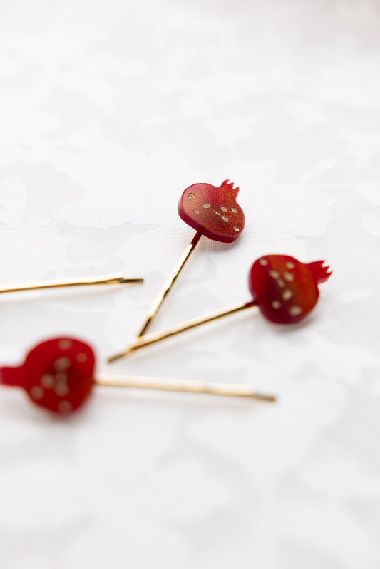 Pomegranate Hair Pins (Set of 2)