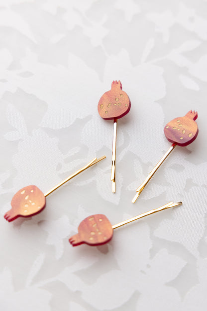 Pomegranate Hair Pins (Set of 2)