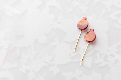 Pomegranate Hair Pins (Set of 2)