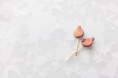 Pomegranate Hair Pins (Set of 2)