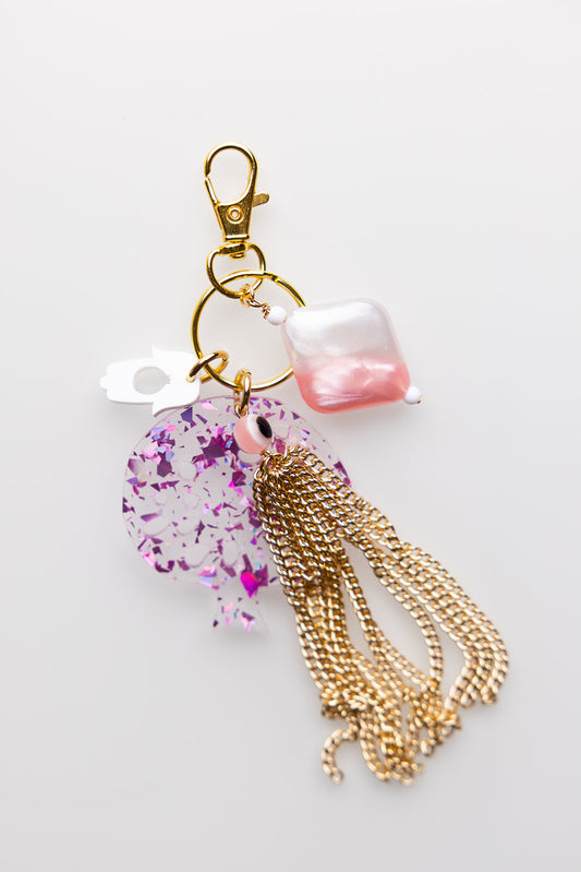 Leora Bag Charm & Key Chain