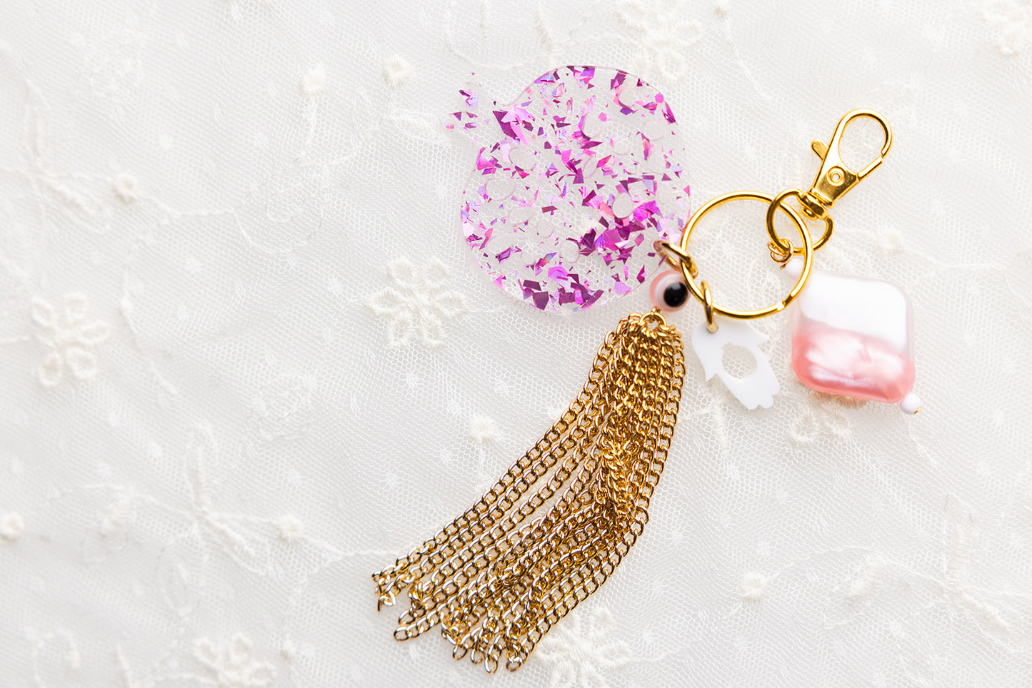 Leora Bag Charm & Key Chain