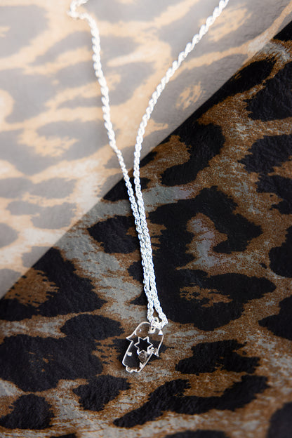 Yael Necklace - Hamsa Motif