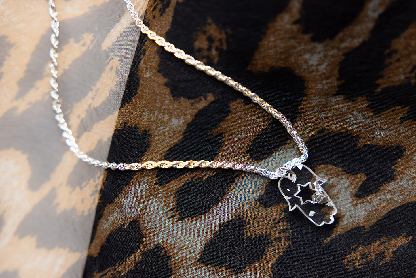 Yael Necklace - Hamsa Motif