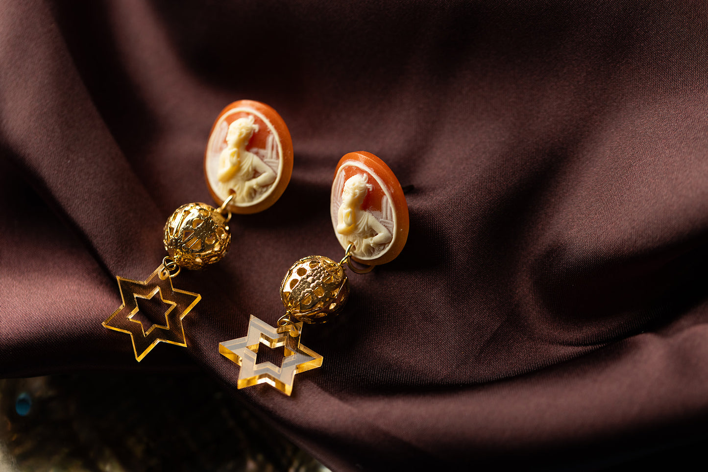 Adira Magen & Cameo Earrings