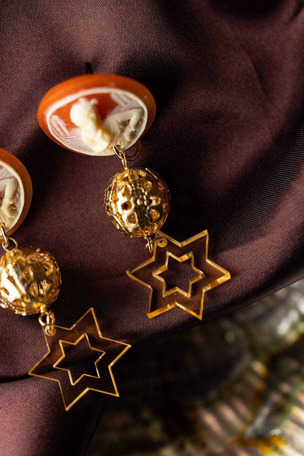 Adira Magen & Cameo Earrings