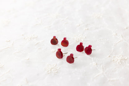 Sangria Pomegranate Stud Earrings