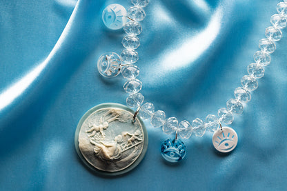 Tzofia Ayin Hara & Cameo Necklace