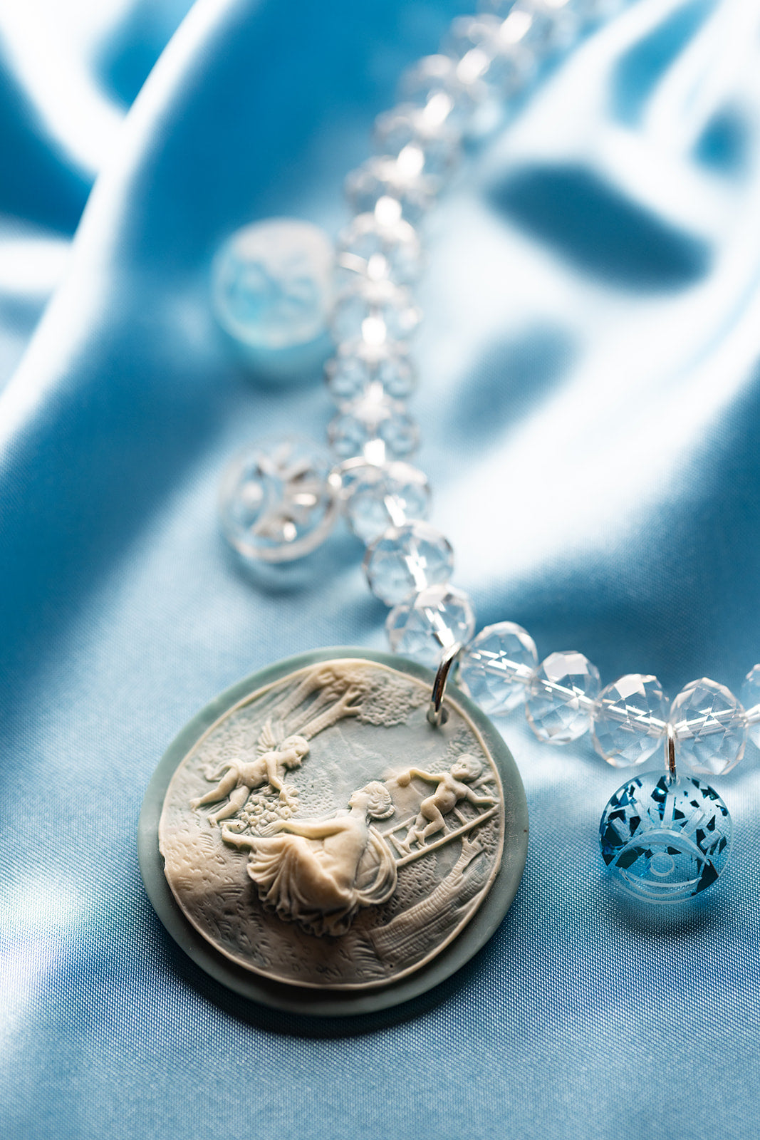 Tzofia Ayin Hara & Cameo Necklace