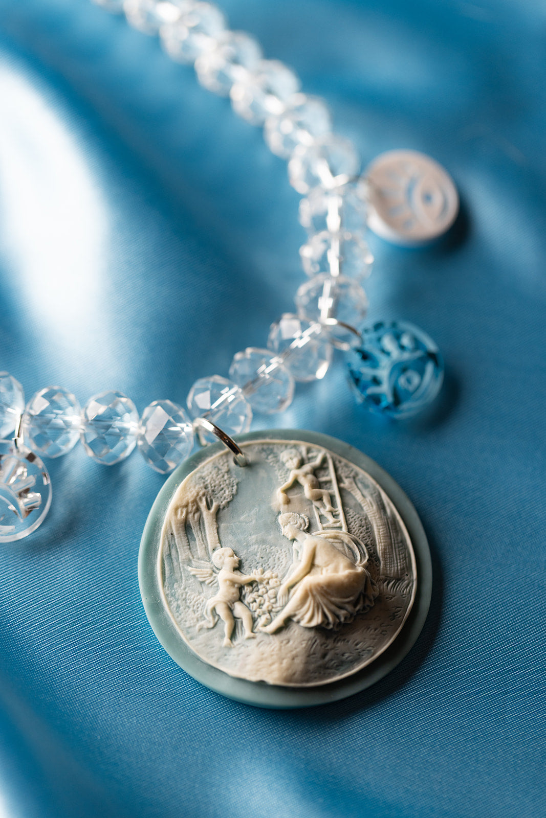 Tzofia Ayin Hara & Cameo Necklace