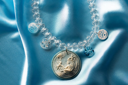 Tzofia Ayin Hara & Cameo Necklace