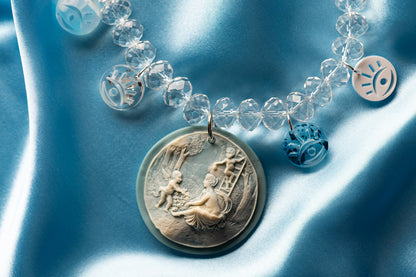 Tzofia Ayin Hara & Cameo Necklace