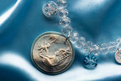 Tzofia Ayin Hara & Cameo Necklace