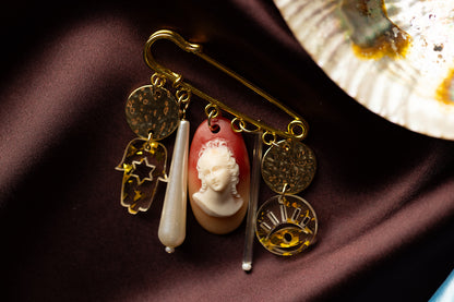 Jewish Cameo Broach