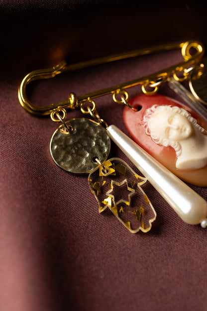 Jewish Cameo Broach