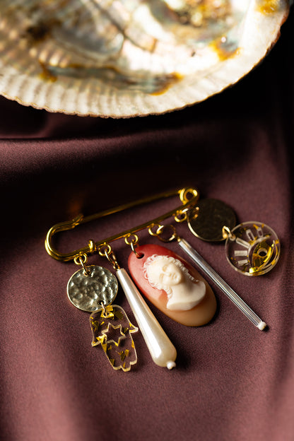 Jewish Cameo Broach