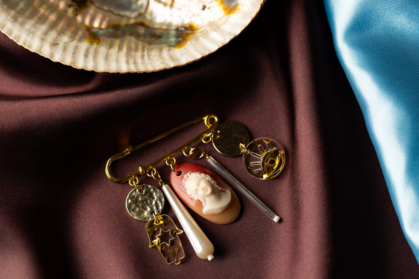 Jewish Cameo Broach