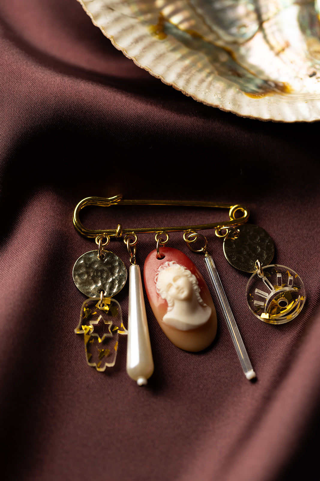 Jewish Cameo Broach