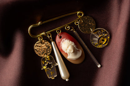 Jewish Cameo Broach